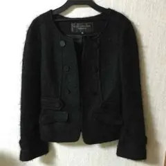 BODY DRESSING Deluxe ブラック モヘアジャケットのサムネイル