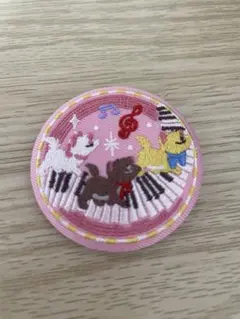 ディズニー刺繍缶バッジ おしゃれキャット