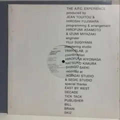 HIROSHI FUJIWARA A.P.C 005 藤原ヒロシ レコード
