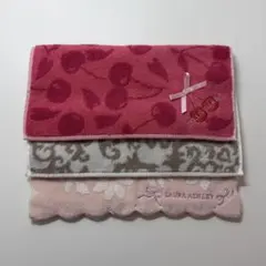 ハンカチ 3枚 まとめ売り JILLSTUART,LAURA ASHLEY