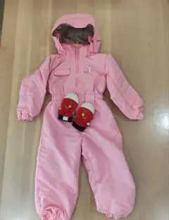 イグニオ子供用スキーウェア ピンク80〜 100サイズ