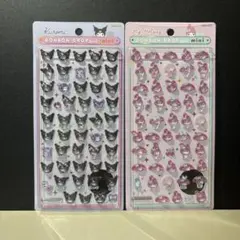 【日本正規品】限定最安値！ボンボンドロップシール　マイメロ　クロミ　2点セット