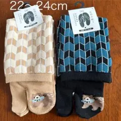 未使用、レディース、足袋ソックス、2点セット