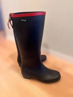 AIGLE レインブーツ ブラック レッドラインのサムネイル