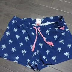 ROXY サーフパンツ 12/L ネイビー ヤシの木柄
