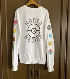 希少✨　アディダス　ポケモン　コラボ　カントーバッジ　長袖Tシャツ　男女兼用