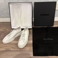 JIL SANDER レザースニーカー ホワイトのサムネイル