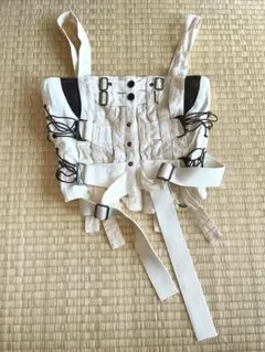 alice auaa アリスアウアア　抑揚剥離コルセット　美品 alice auaa leather neck corset ネックコルセット - メルカリ