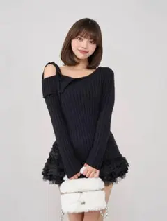 新品 Darich ダーリッチ ランダムフリルニットセットアップ