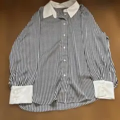 H＆M ストライプ長袖シャツ