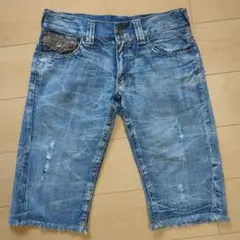 semanticdesign デニムハーフパンツ パ (L)のサムネイル