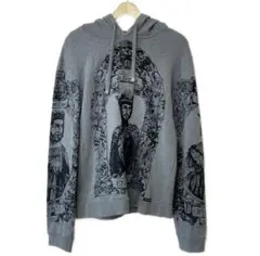 DOLCE & GABBANA パーカー グレー Mサイズ 44 D&G
