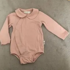 birthday party 襟付きロンパース　ピンク　80