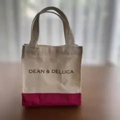 DEAN & DELUCA キャンバストートバッグ ピンクのサムネイル