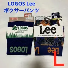 【新品】LOGOS Lee メンズ ボクサーパンツ 2枚セット Ｌ