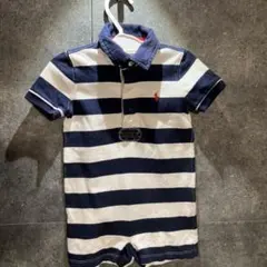 Ralph Lauren ボーダーロンパース 12M