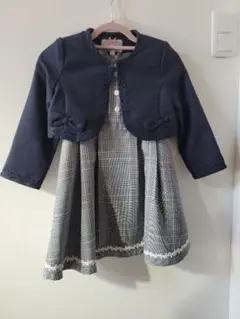 2点SET　anyfamチェック柄 ワンピース フォーマル