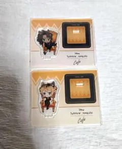 ツイステ オーマイカフェ 寮服 レオナ ラギー アクリルスタンド