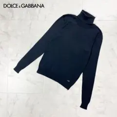 D&G チャーム付タートルネックニット ブラック サイズM*HD1271のサムネイル