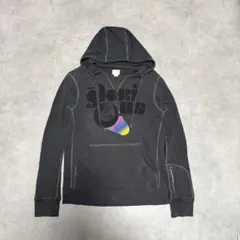 DIESEL グレー グラフィックパーカー L