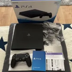PS4 プレステ4 Jet Black 500GB 本体 箱 付属品あり 1点