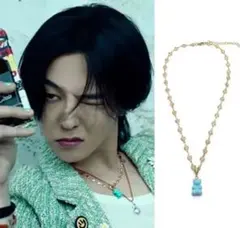 G-DRAGON ジヨンモデル　ベア　クマ　デイジーネックレス