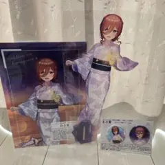 きゃらっとくじ 五等分の花嫁 A賞 メガBIGアクリルスタンド 三玖 缶バッジ