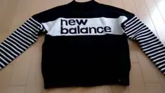 new balance セーター レディース 0サイズ ストライプ