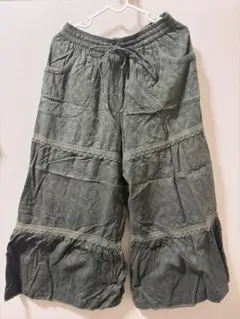 レース付きワイドパンツ⭐︎チャイハネ　¥2,000→¥1500のサムネイル
