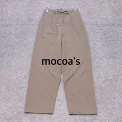 【mocoa's】イージーパンツ ?テーパード ベージュ