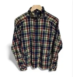 FRED PERRY フレッドペリー ハリントンジャケット チェック柄 薄手