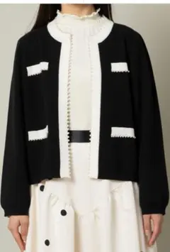 ローズティアラパールカーディガン