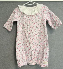 ★mmm★様　フリルカラー2WAYオール　長袖　オーガニックコットン