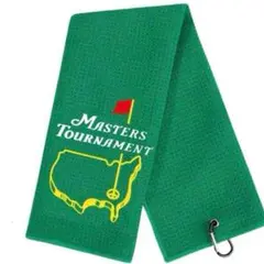 新品ゴルフ タオル マイクロファイバー マスターズ