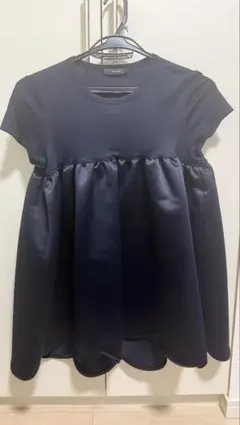 YOKO CHAN 半袖 チュニック ネイビー