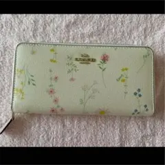 コーチ　COACH 長財布　花柄