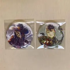 コンパス　缶バッジ　2点セット　イグニス　桜華忠臣