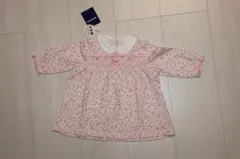 MIKIHOUSE 花柄長袖シャツ 新品未使用 タグ付き （70）