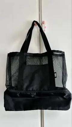 ユニクロ メッシュトートバッグ ブラック / UNIQLO Mesh Tote