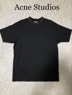 acne studious モックネックTシャツ Acne Studios Mock Neck Black Tee T-Shirt Medium Men | eBay
