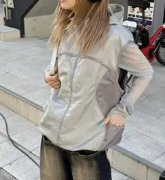 【期間限定値下げ】WHO'S WHO gallery バイカラーデザインベスト