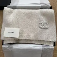 CHANEL レア新品大判ストール スカーフ 190×140 昨年購入 付属品有 
