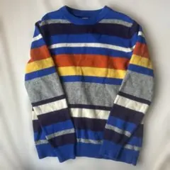 beams ニットセーター　ボーダーロンTのサムネイル