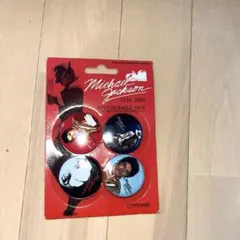 マイケルジャクソン缶バッチ　新品未使用