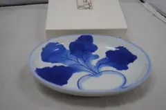 [2041] 有田焼　其泉窯　中皿(楕円形）