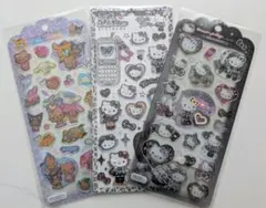 平成はっぴーフォン　ドロップジェリーシール　キティ　サンリオ　日焼け　モノクロ