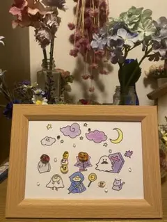 ハロウィン　ポストカード