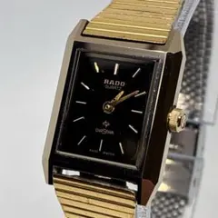 〇美品 不働 RADO ラドー レディース 腕時計 スクエア 2針 ダイヤスターのサムネイル
