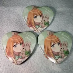 学マス GiGO ハート缶バッジ Lady rabbit 紫雲清夏