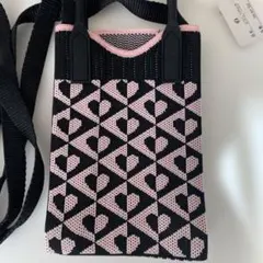 ハートデザイン スマホショルダーバッグ